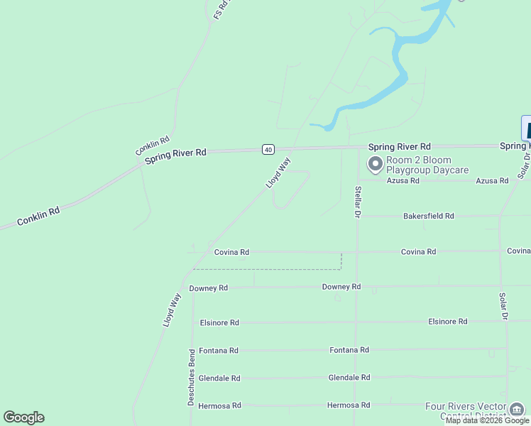 map of restaurants, bars, coffee shops, grocery stores, and more near 56708 Spring River Loop in Bend
