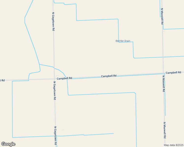 map of restaurants, bars, coffee shops, grocery stores, and more near 6318 Campbell Road in Pigeon