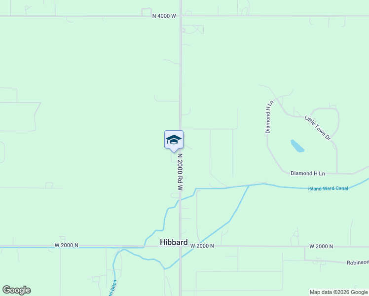 map of restaurants, bars, coffee shops, grocery stores, and more near 2436 North 3000 West in Rexburg