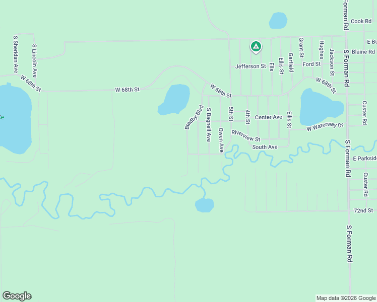 map of restaurants, bars, coffee shops, grocery stores, and more near 8697 Bradby Boulevard in Baldwin