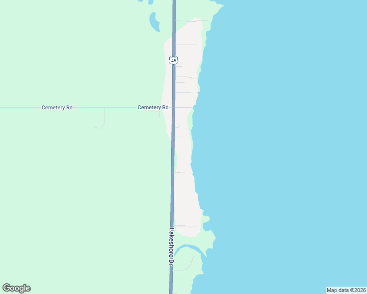 map of restaurants, bars, coffee shops, grocery stores, and more near N8831 Lakeshore Drive in Fond du Lac