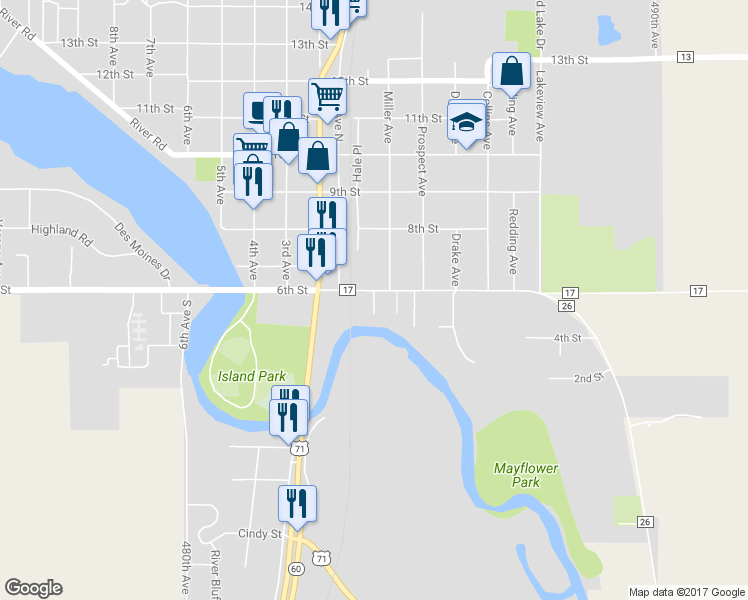 map of restaurants, bars, coffee shops, grocery stores, and more near 563 Quevli Avenue in Windom