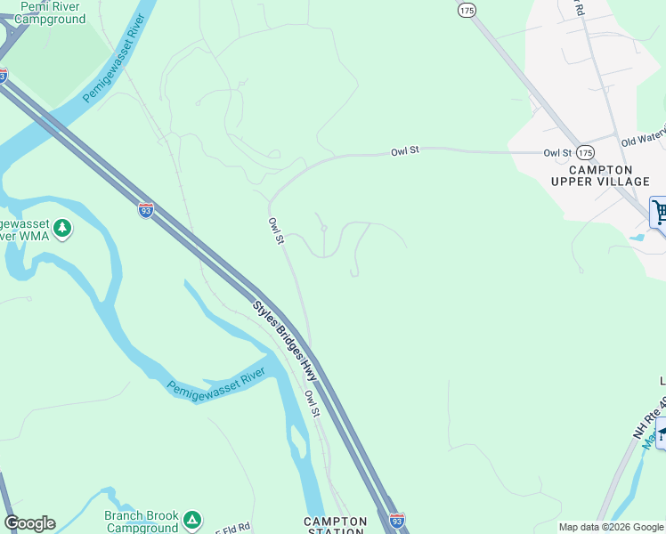 map of restaurants, bars, coffee shops, grocery stores, and more near 28 Rising Ridge Road in Campton