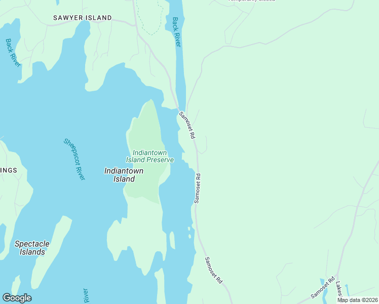 map of restaurants, bars, coffee shops, grocery stores, and more near 260 Samoset Road in Boothbay Harbor