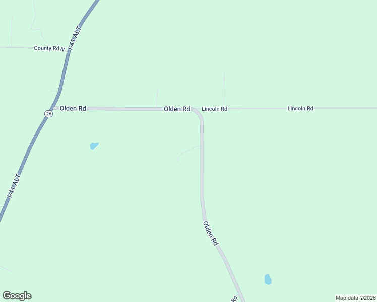 map of restaurants, bars, coffee shops, grocery stores, and more near W9662 Olden Road in Eldorado