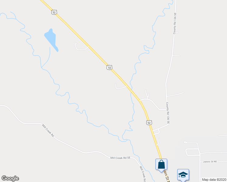 map of restaurants, bars, coffee shops, grocery stores, and more near 13940 U.S. 52 in Chatfield