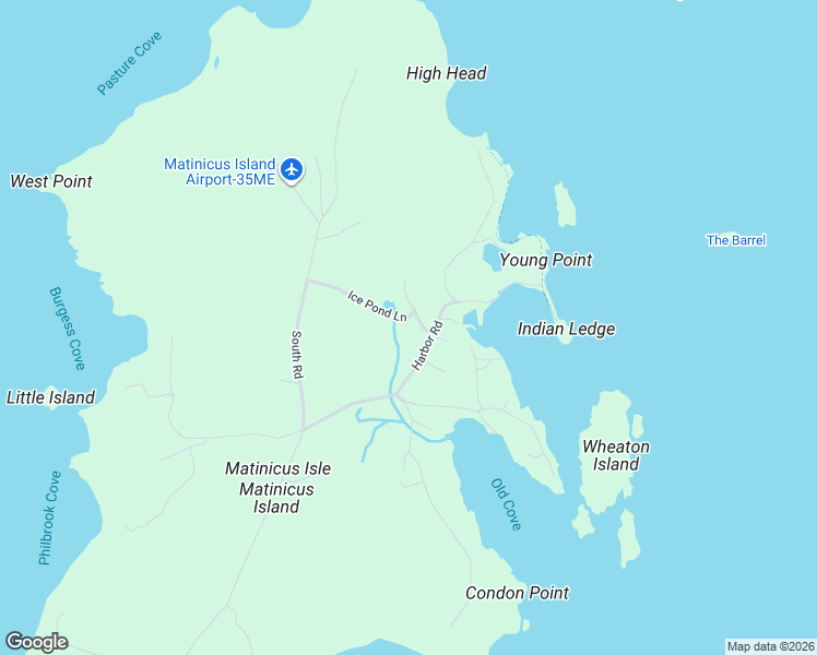 map of restaurants, bars, coffee shops, grocery stores, and more near in Matinicus