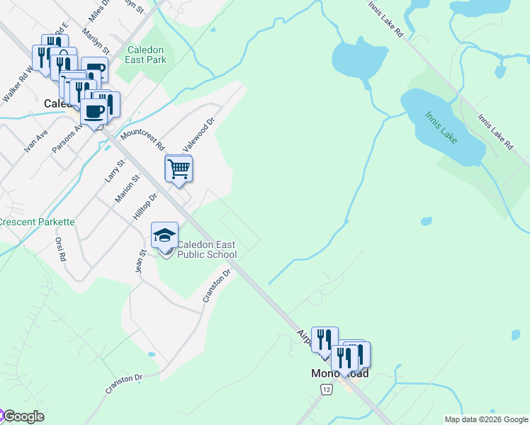 map of restaurants, bars, coffee shops, grocery stores, and more near in Bolton