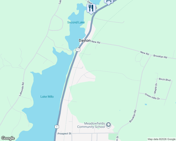 map of restaurants, bars, coffee shops, grocery stores, and more near 181 Park Drive in Yarmouth