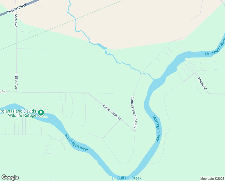 map of restaurants, bars, coffee shops, grocery stores, and more near 14828 Craft Road in Hersey