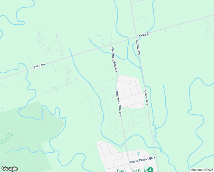 map of restaurants, bars, coffee shops, grocery stores, and more near 33 First Nations Trail in Vaughan