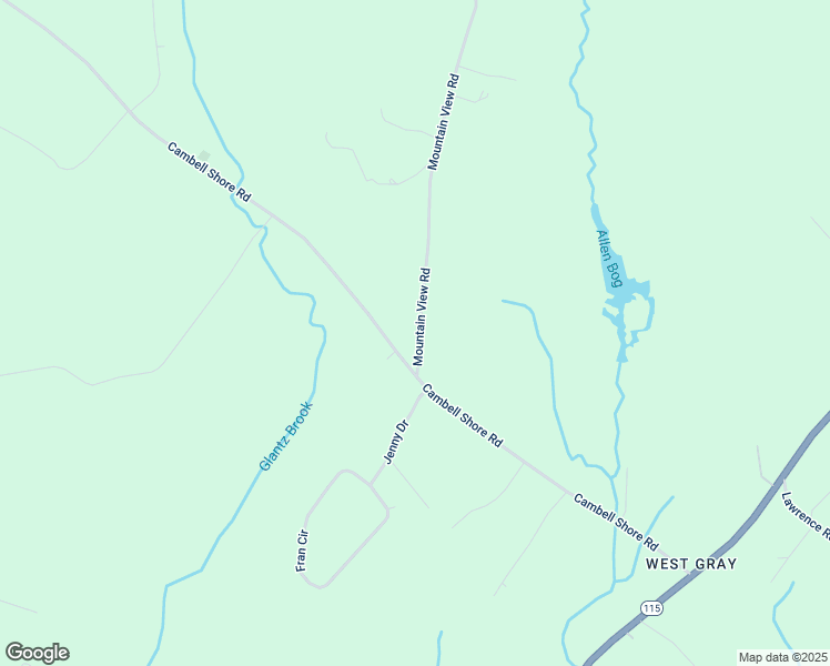 map of restaurants, bars, coffee shops, grocery stores, and more near 11 Mountain View Road in Gray