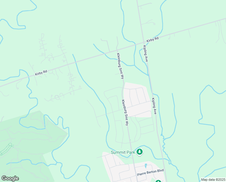 map of restaurants, bars, coffee shops, grocery stores, and more near 33 First Nations Trail in Vaughan