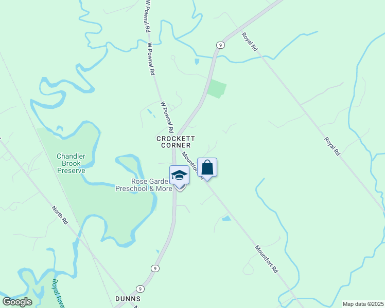 map of restaurants, bars, coffee shops, grocery stores, and more near 553 Mountfort Road in North Yarmouth