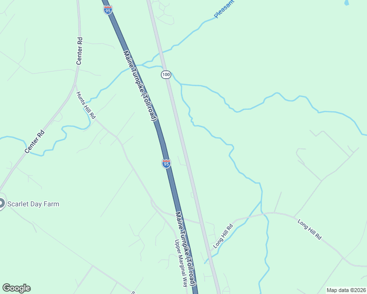 map of restaurants, bars, coffee shops, grocery stores, and more near 130 Maine 100 in Gray