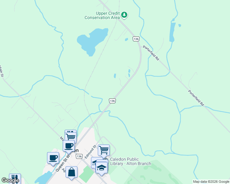 map of restaurants, bars, coffee shops, grocery stores, and more near 1762 Queen Street East in Regional Municipality of Peel