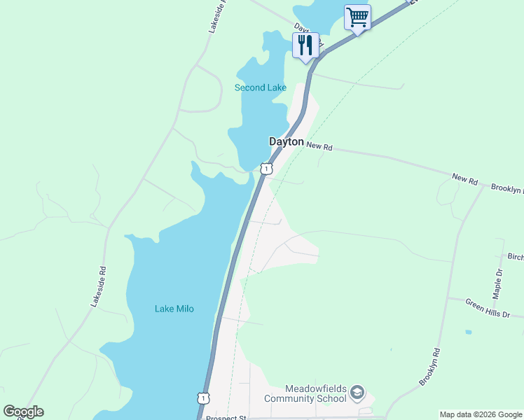 map of restaurants, bars, coffee shops, grocery stores, and more near 214 Nova Scotia Trunk 1 in Yarmouth