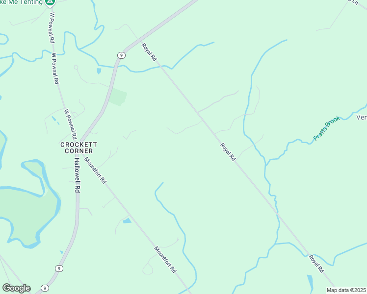 map of restaurants, bars, coffee shops, grocery stores, and more near 94 Royal Road in North Yarmouth