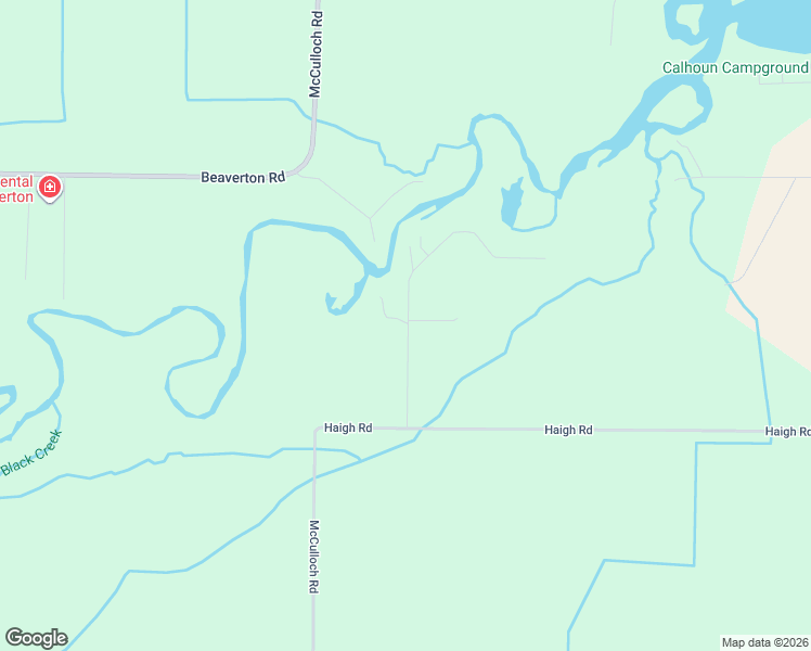 map of restaurants, bars, coffee shops, grocery stores, and more near Section 14 Beaverton Township Road in Beaverton