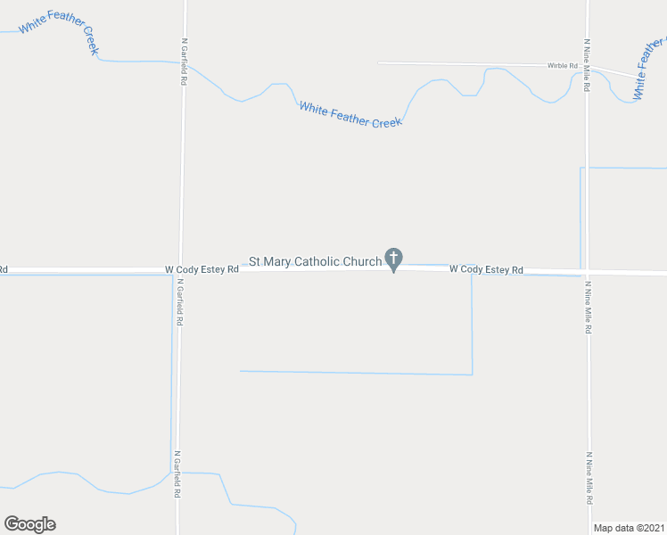 map of restaurants, bars, coffee shops, grocery stores, and more near 808 West Cody Estey Road in Pinconning