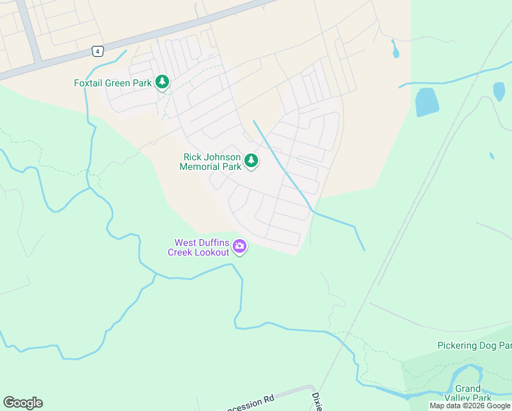 map of restaurants, bars, coffee shops, grocery stores, and more near 1028 Pelican Trail in Pickering
