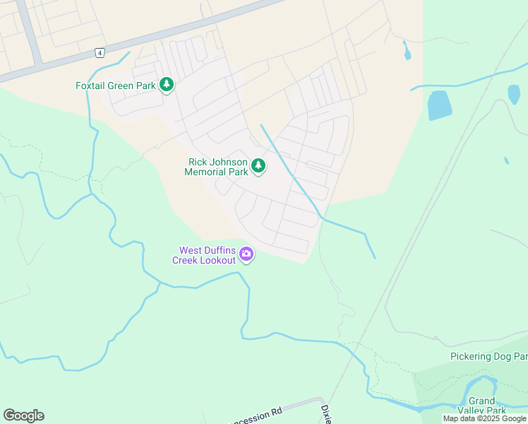 map of restaurants, bars, coffee shops, grocery stores, and more near 1037 Pelican Trail in Pickering