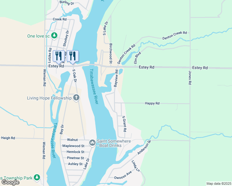 map of restaurants, bars, coffee shops, grocery stores, and more near 4081 Bayview Road in Beaverton