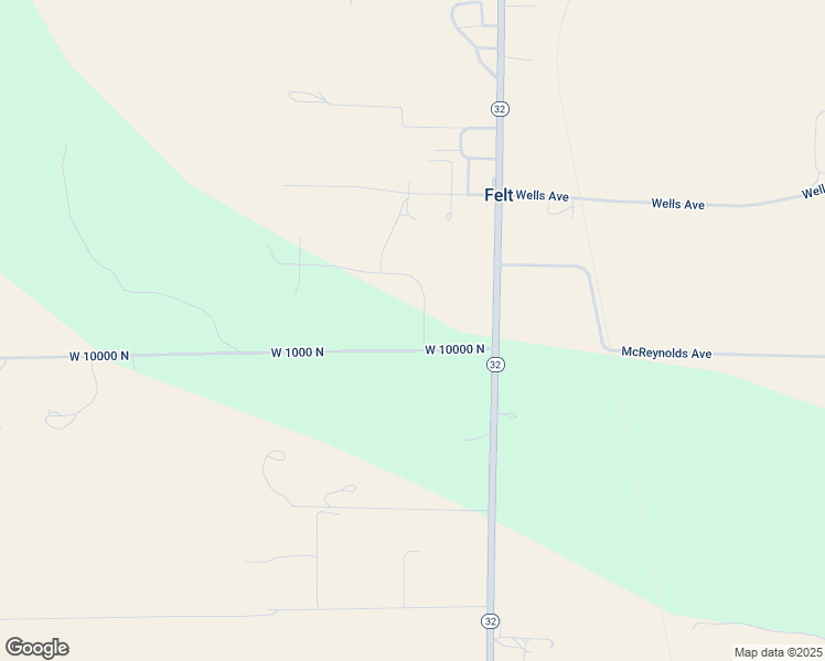 map of restaurants, bars, coffee shops, grocery stores, and more near 10187 North End Trail in Felt