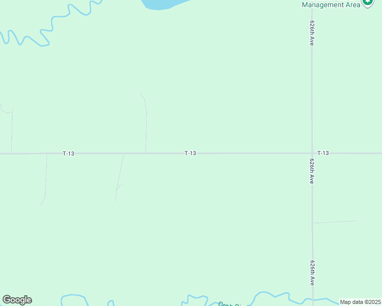 map of restaurants, bars, coffee shops, grocery stores, and more near T-13 in Blue Earth County