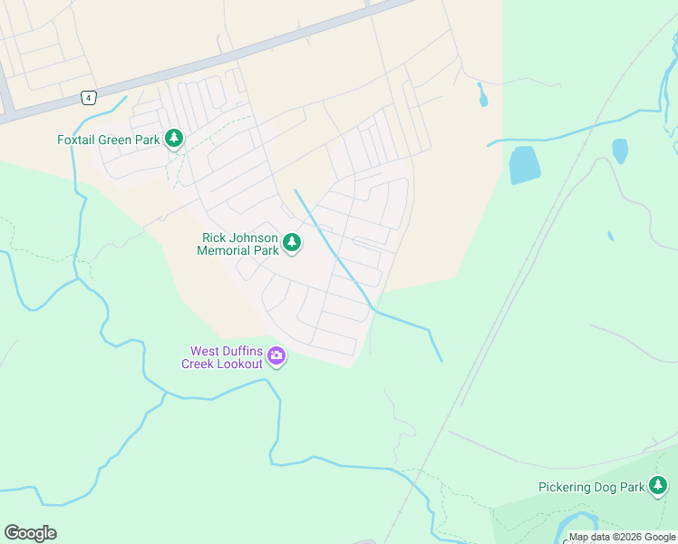 map of restaurants, bars, coffee shops, grocery stores, and more near 2449 Hibiscus Drive in Pickering