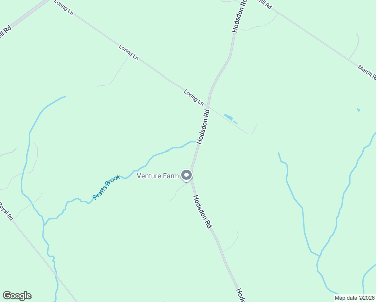 map of restaurants, bars, coffee shops, grocery stores, and more near 90 Hodsdon Road in Pownal