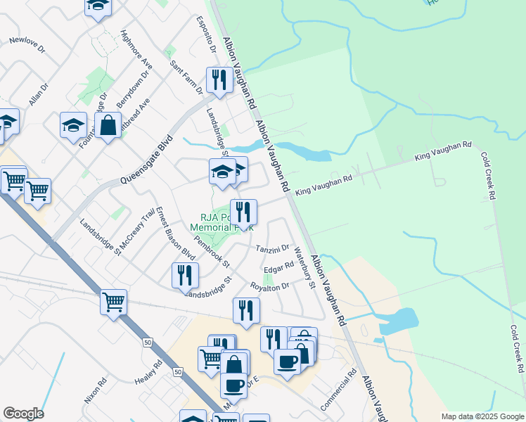 map of restaurants, bars, coffee shops, grocery stores, and more near 9 Dovaston Gate in Bolton