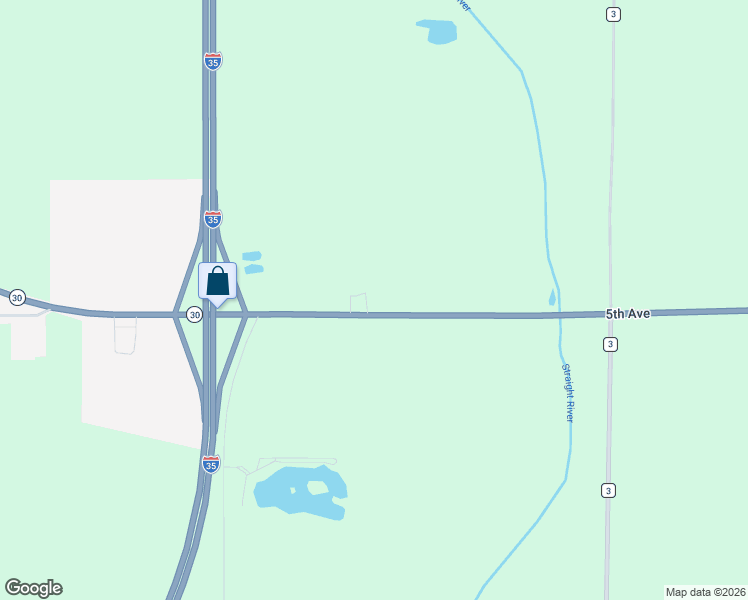 map of restaurants, bars, coffee shops, grocery stores, and more near 3400 State Highway 30 in Ellendale