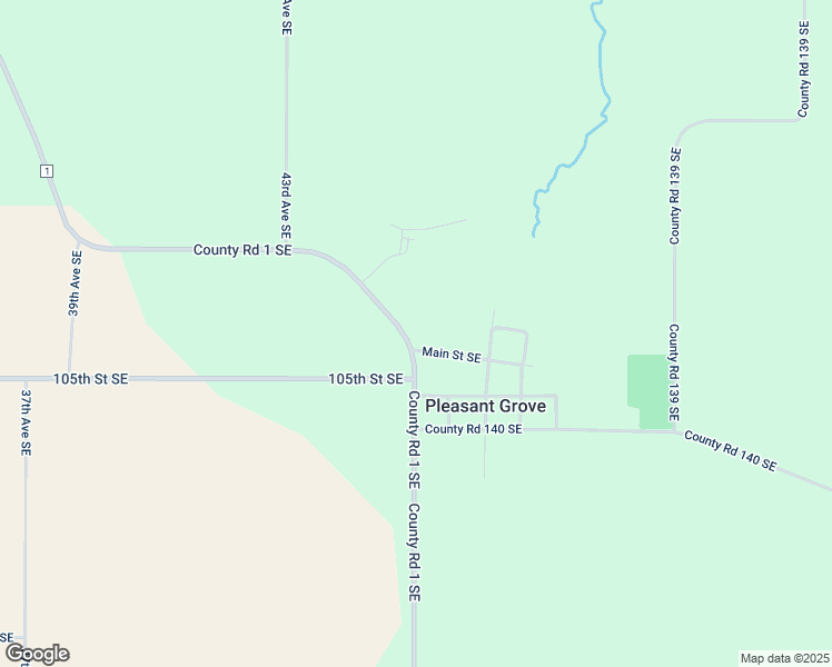 map of restaurants, bars, coffee shops, grocery stores, and more near 10418 County Road 1 Southeast in Stewartville