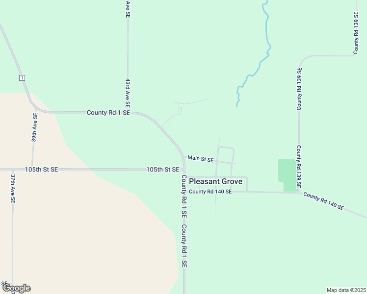 map of restaurants, bars, coffee shops, grocery stores, and more near 10418 County Road 1 Southeast in Stewartville