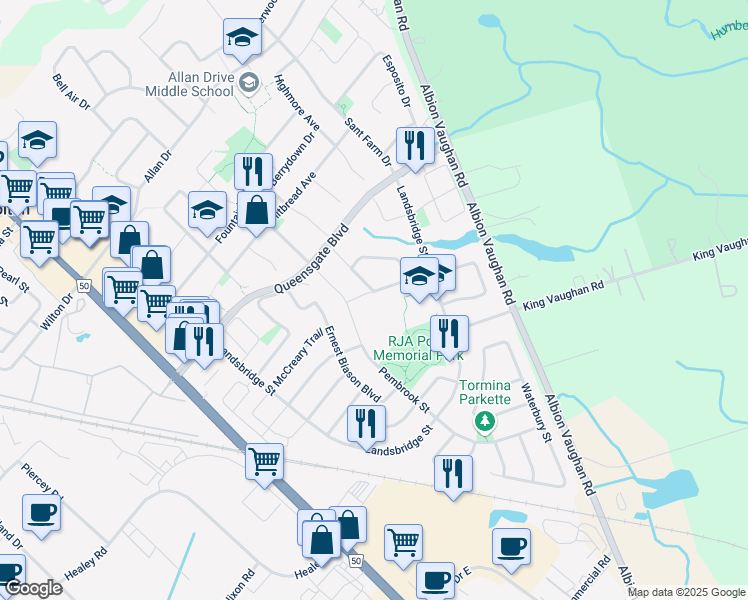 map of restaurants, bars, coffee shops, grocery stores, and more near 29 Southbury Manor Drive in Bolton
