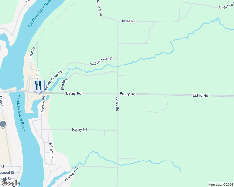 map of restaurants, bars, coffee shops, grocery stores, and more near 1499 Estey Road in Beaverton