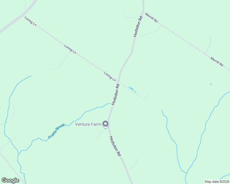 map of restaurants, bars, coffee shops, grocery stores, and more near 268 Hodsdon Road in Pownal