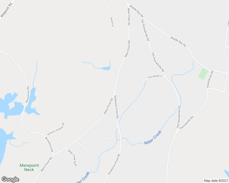 map of restaurants, bars, coffee shops, grocery stores, and more near 383 Mere Point Rd in Brunswick