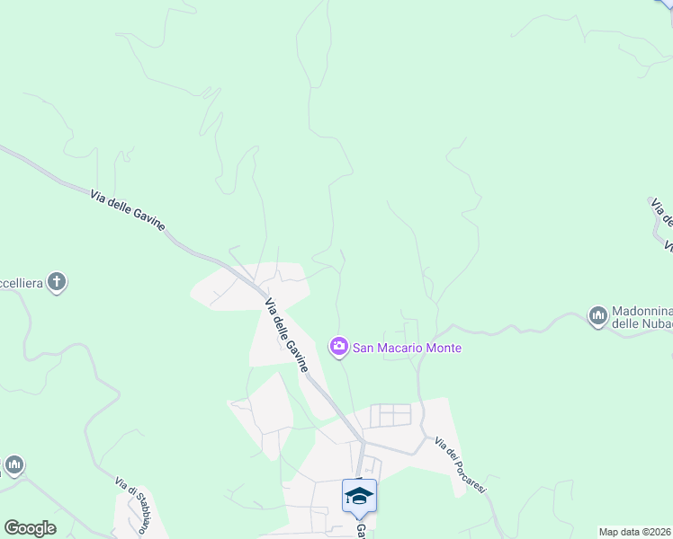 map of restaurants, bars, coffee shops, grocery stores, and more near 642 Via di Villa Pardini in Lucca