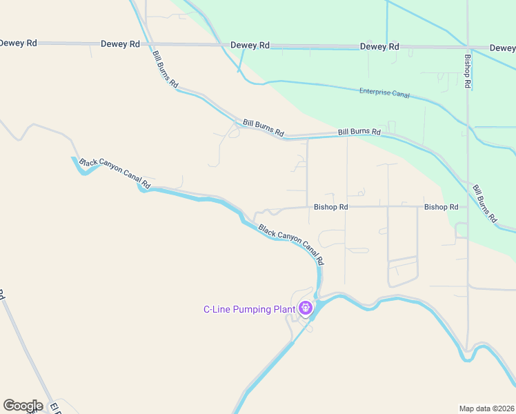 map of restaurants, bars, coffee shops, grocery stores, and more near 3640 Bishop Road in Emmett