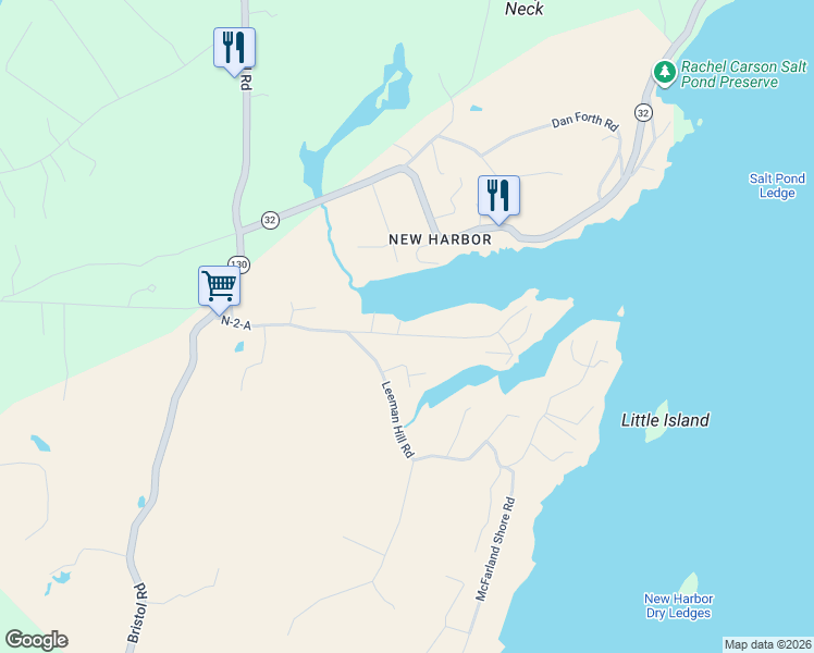 map of restaurants, bars, coffee shops, grocery stores, and more near 68 Southside Road in Bristol
