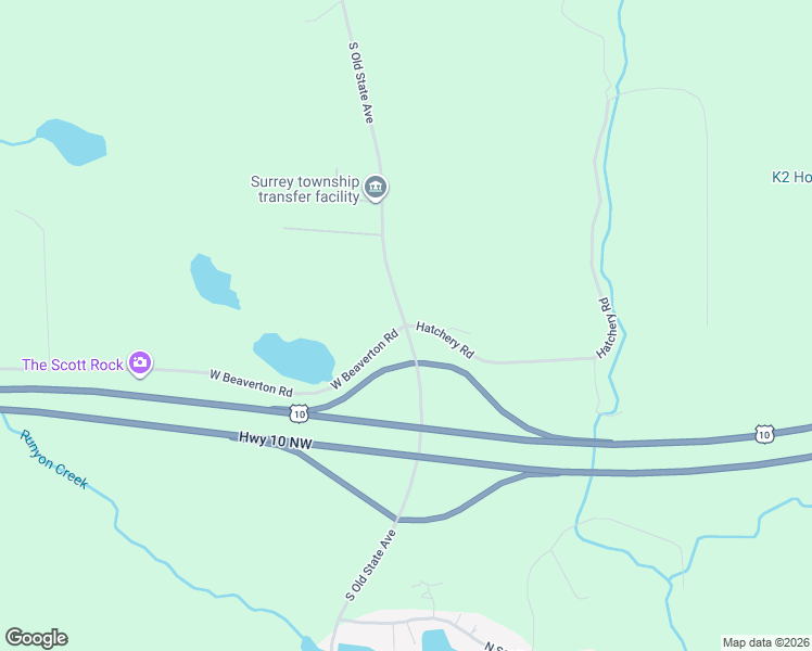 map of restaurants, bars, coffee shops, grocery stores, and more near 138 Hatchery Road in Farwell