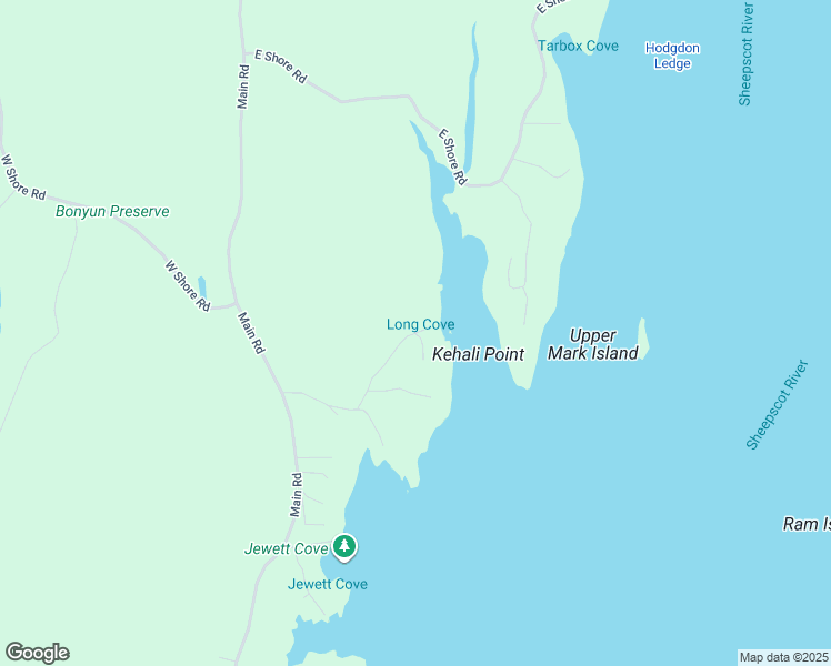 map of restaurants, bars, coffee shops, grocery stores, and more near 77 Pierce Road in Wiscasset