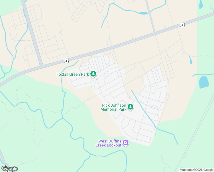map of restaurants, bars, coffee shops, grocery stores, and more near 1031 Cameo Street in Pickering