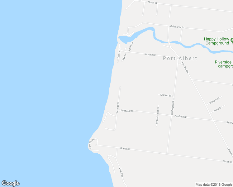 map of restaurants, bars, coffee shops, grocery stores, and more near 47 Huron Street South in Goderich