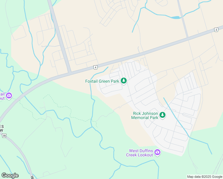 map of restaurants, bars, coffee shops, grocery stores, and more near 1057 Foxtail Crescent in Pickering