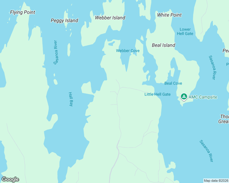 map of restaurants, bars, coffee shops, grocery stores, and more near 50 Hall Bay Lane in Georgetown