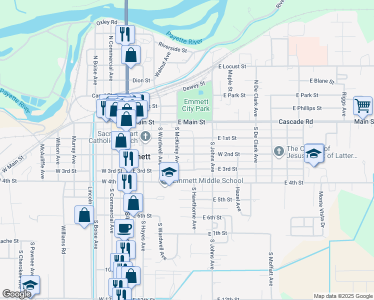 414 East 2nd Street, Emmett ID Walk Score
