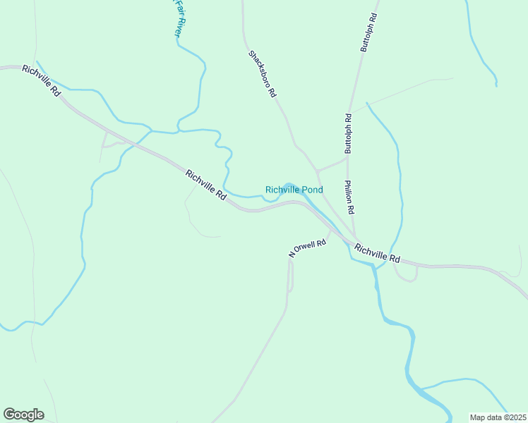 map of restaurants, bars, coffee shops, grocery stores, and more near 1990 Richville Road in Shoreham